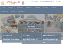 Tablet Screenshot of chitrakootpublicschool.com